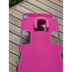 72" x 22" Chaise Lounge Portable Lightweight Reclining Lounger, Outdoor